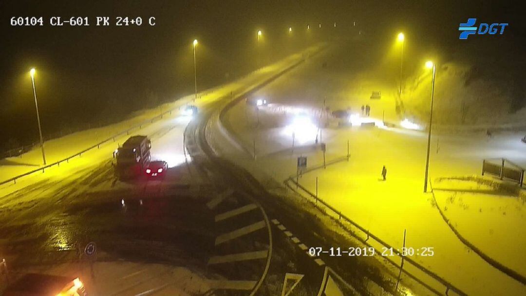 Aspecto del Puerto de Navacerrada 