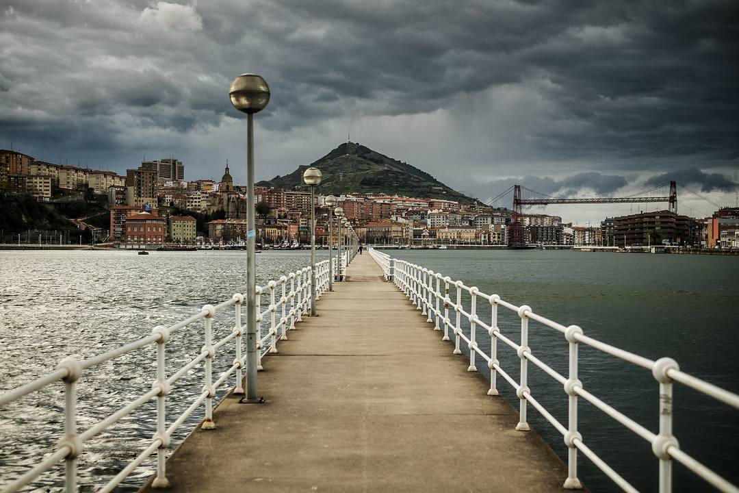 Paseo de la Benedicta en Sestao, Bizkaia