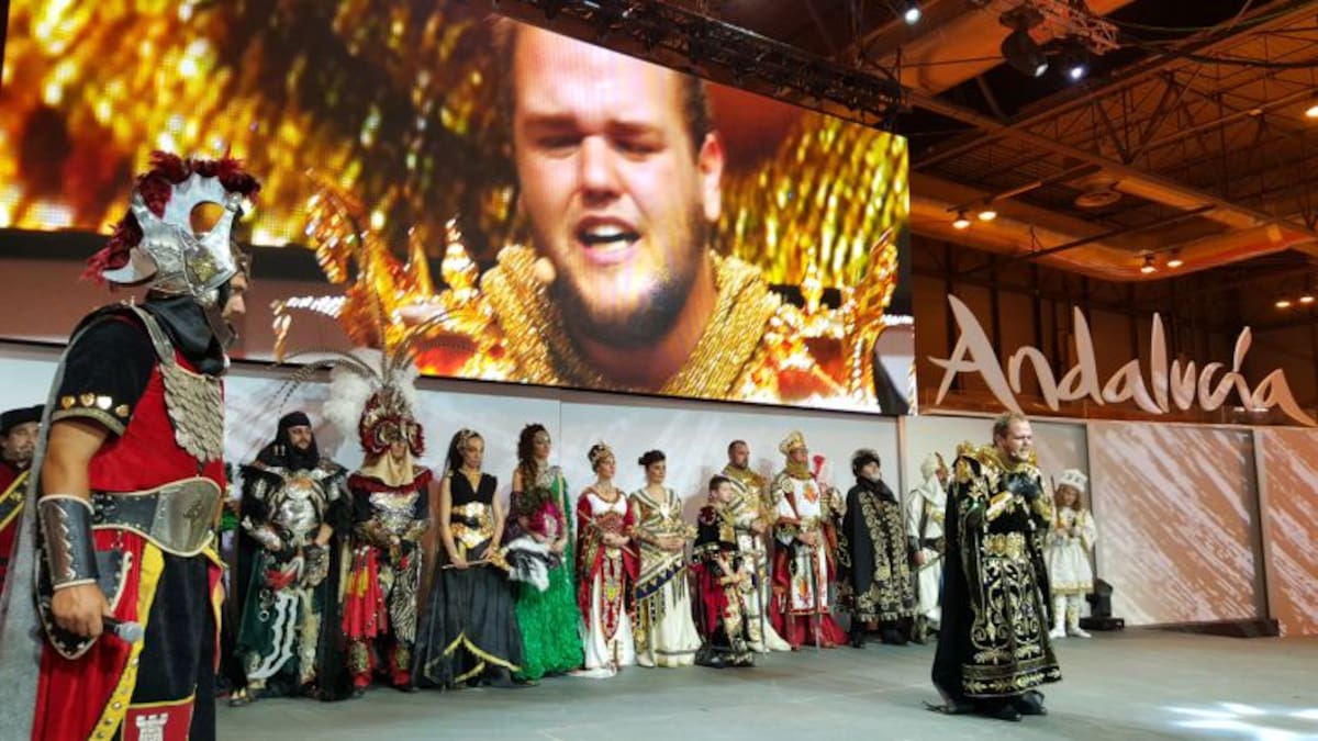 Moros y cristianos de Benamaurel, Cúllar y Zújar, en la feria de turismo de Madid