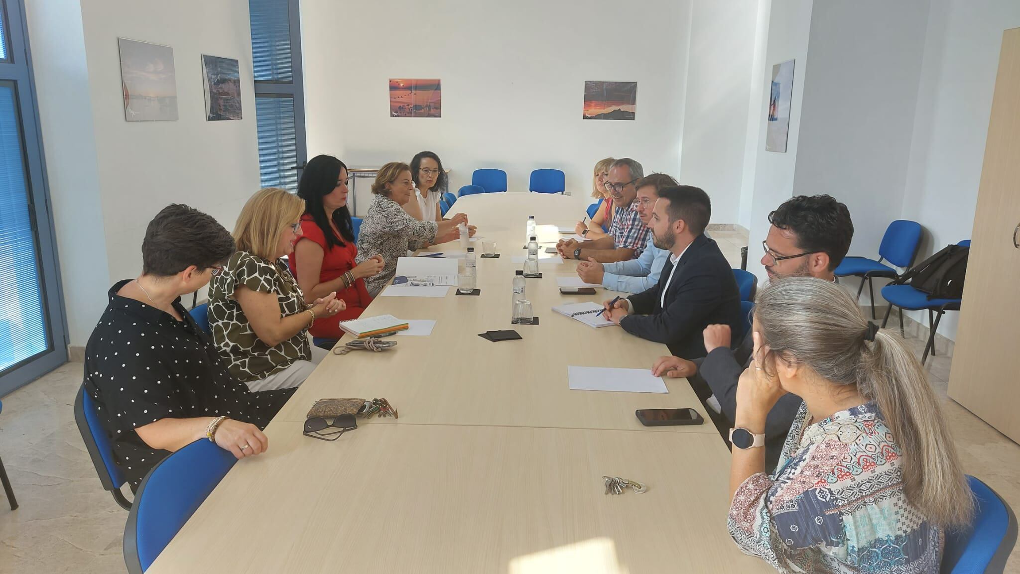 Reunión de la alcaldesa en el Campus de Huesca
