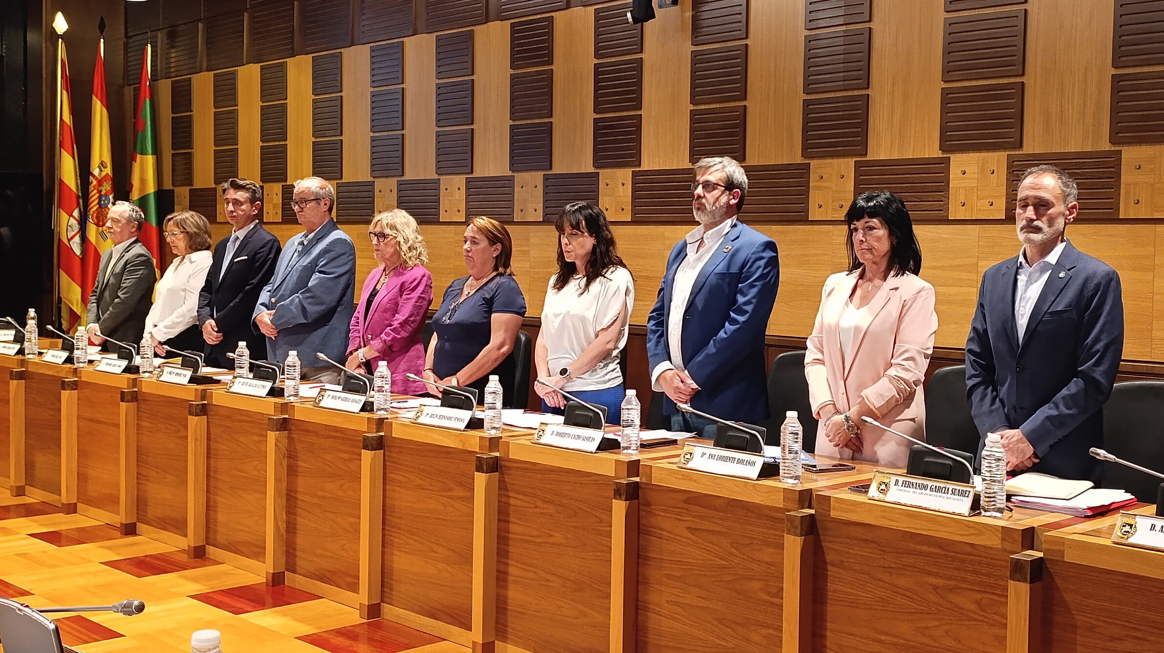 Minuto de silencio del pasado pleno