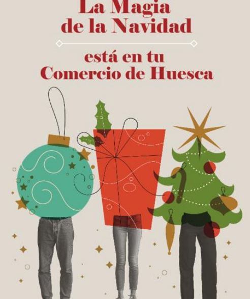 Cartel de la campaña del comercio oscense