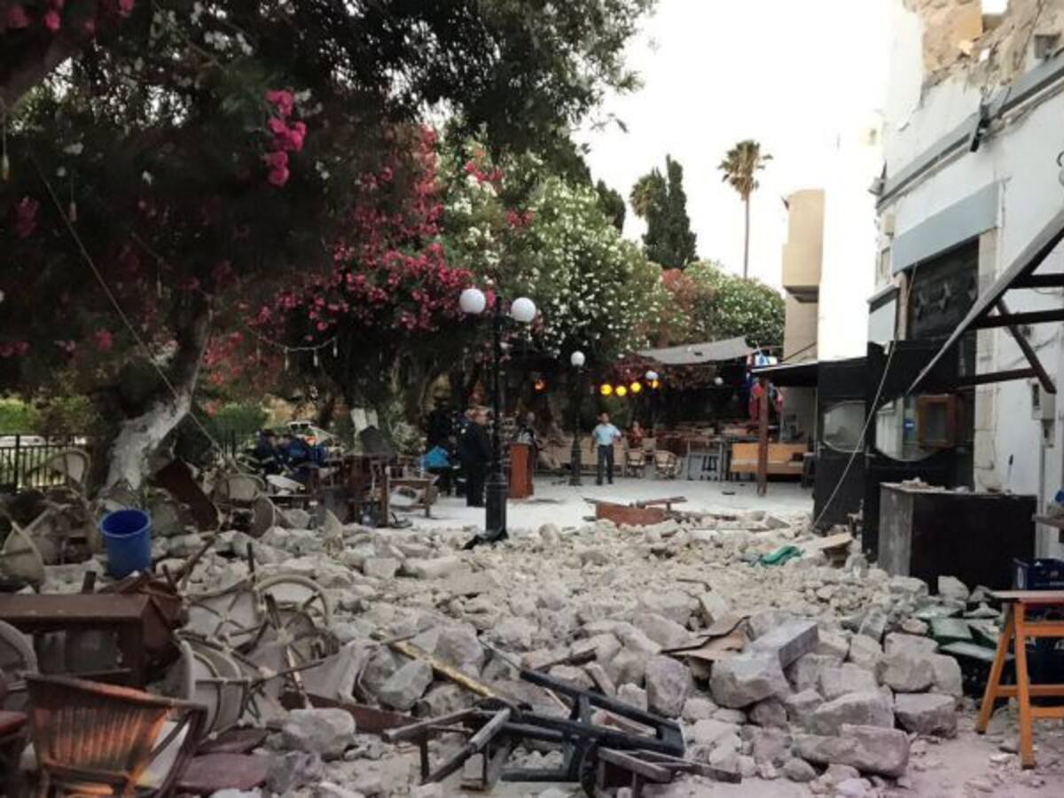 Dos muertos en un terremoto de 6,4 grados en la isla griega de Kos