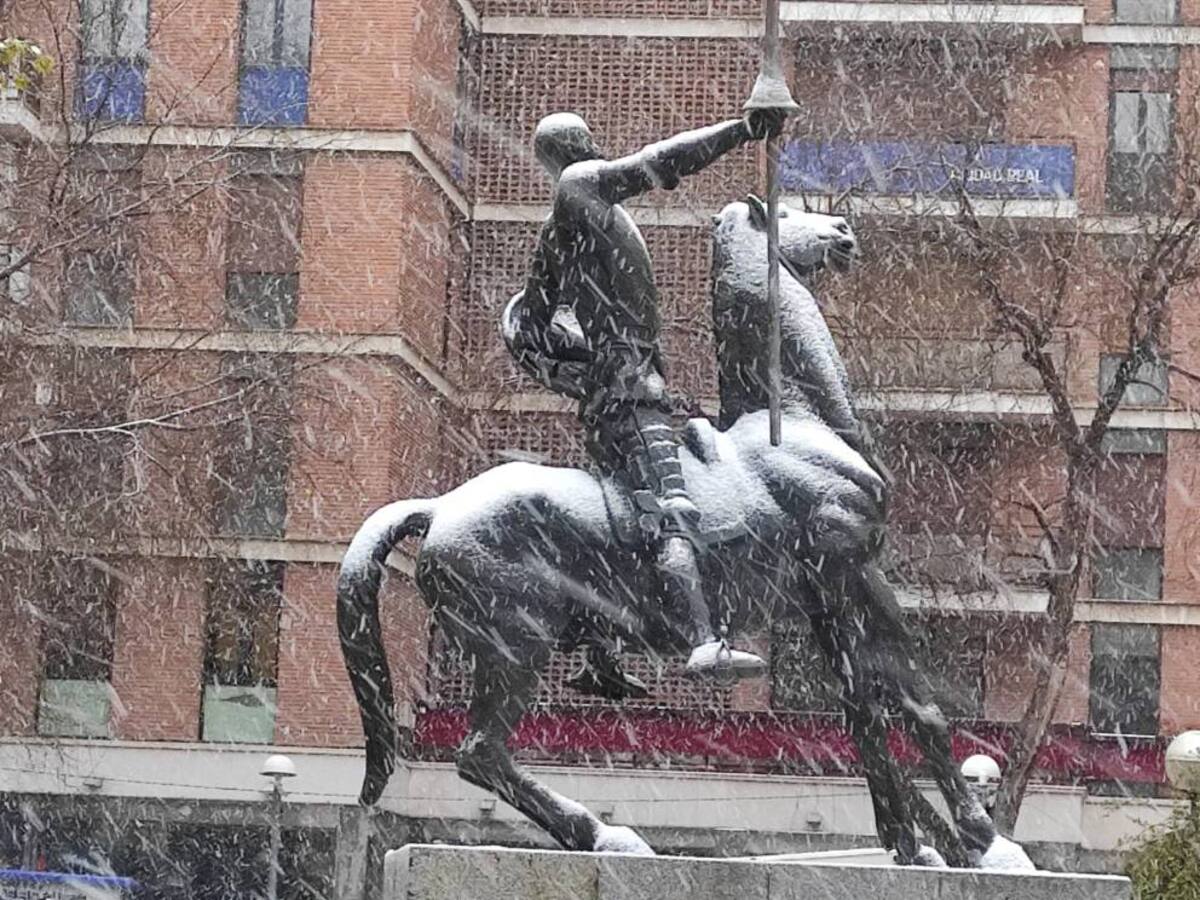 El Ayuntamiento de Ciudad Real pide evitar salir de casa ante el temporal de nieve