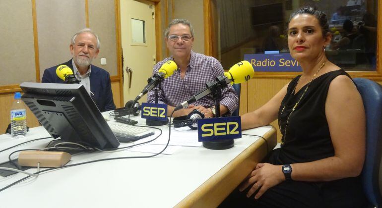 Adolfo Fernández, Salomón Hachuel y Reyes Tirado