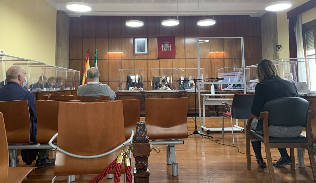 Sala de vistas de la Audiencia Provincial en la que se celebran las sesiones del Juicio por el Caso Matinsreg.