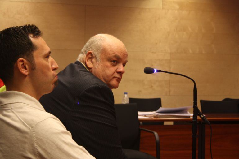 Andrighetto, en un moment del judici