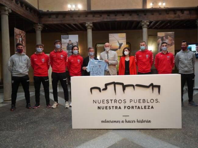 Recepción a la Gimnástica Segoviana en la Diputación