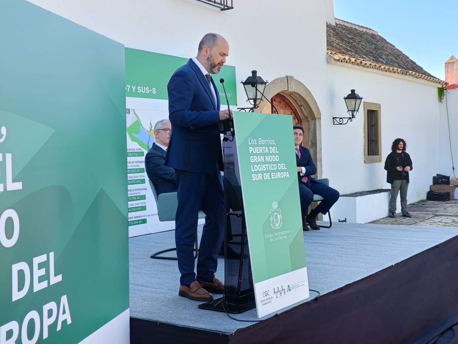 Miguel Alconchel durante su presentación