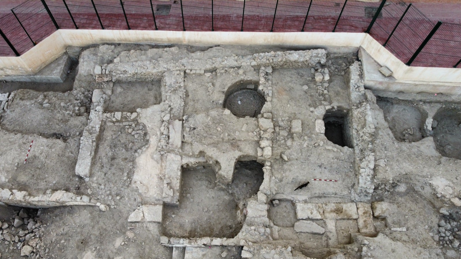 Edificio de época romana reaprovechado en época visigoda descubierto en la última campaña de excavaciones arqueológicas