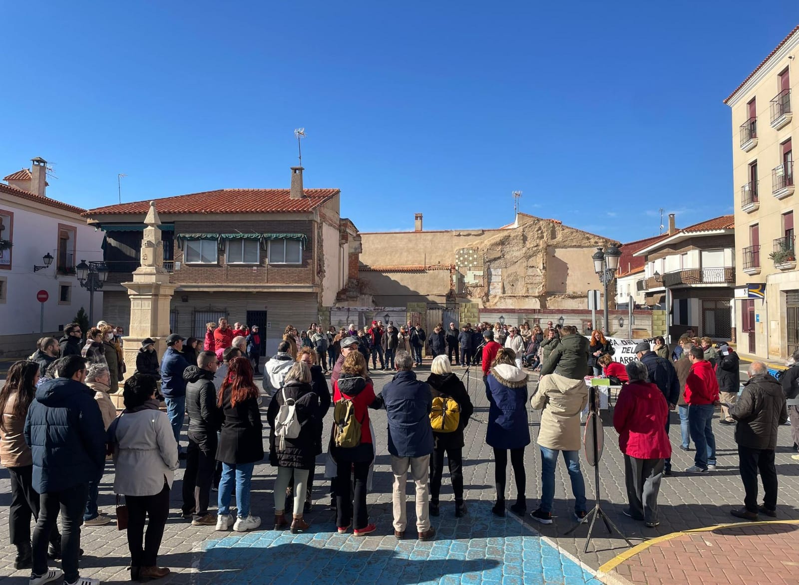 Concentración de la Plataforma en Defensa de la Sanidad Pública en El Provencio