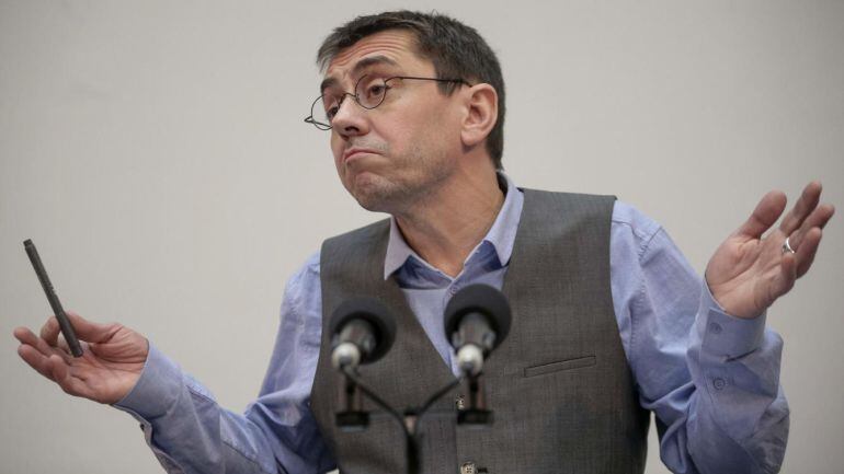 El número tres de Podemos, Juan Carlos Monedero.