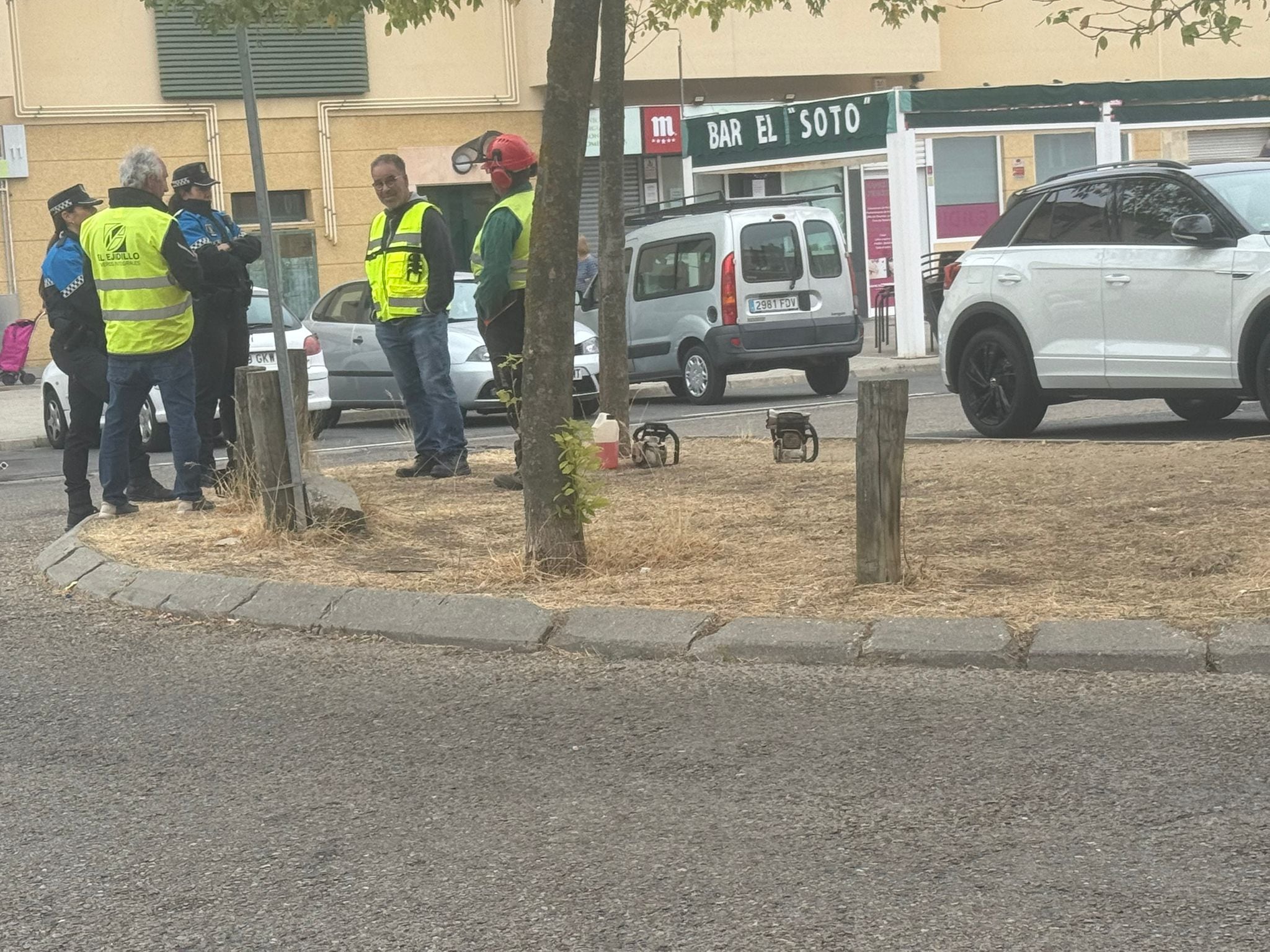Las protestas han requerido la presencia de la policía local