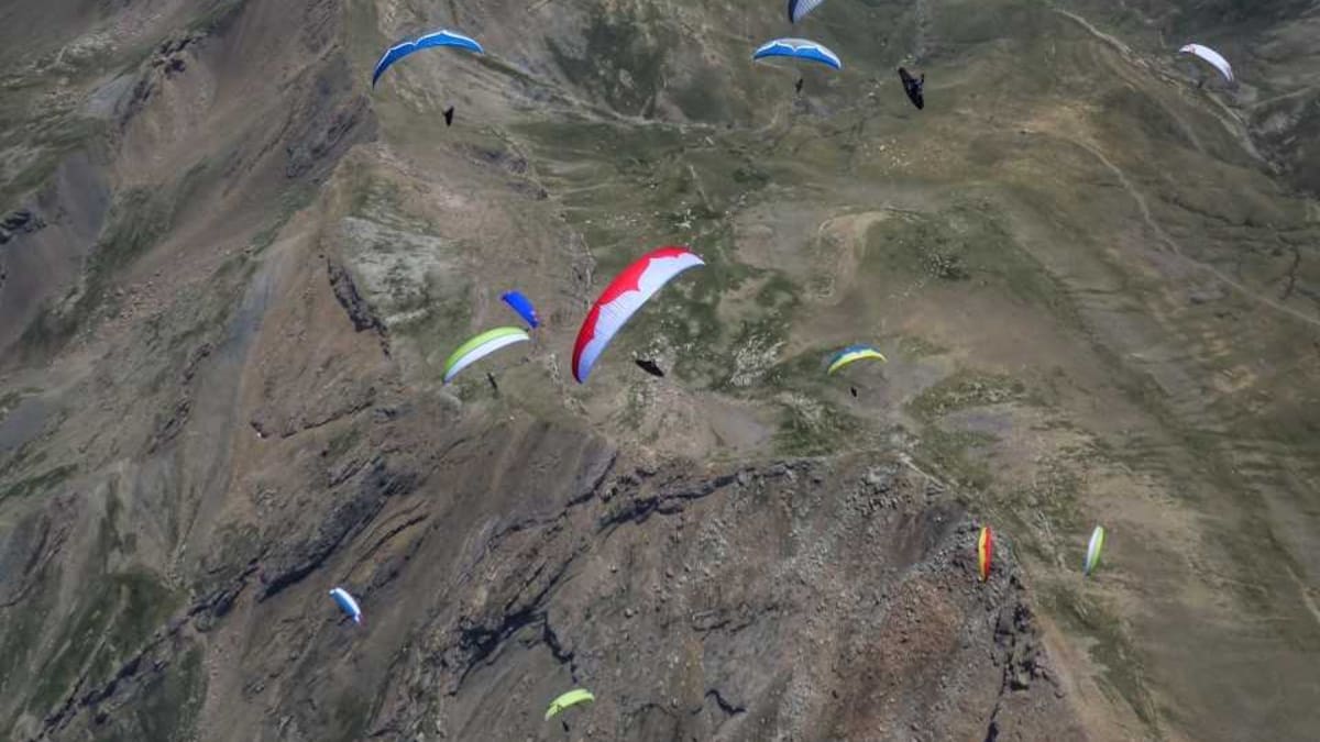 Castejón de Sos acoge varias mangas del Campeonato de España de Parapente