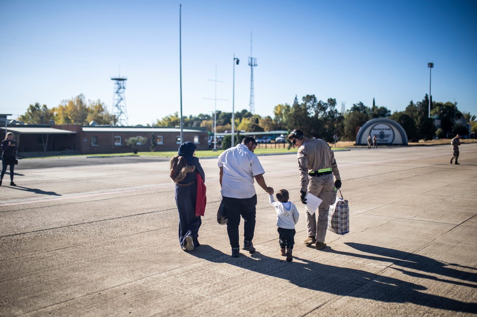 Llegada niños gazatíes a España