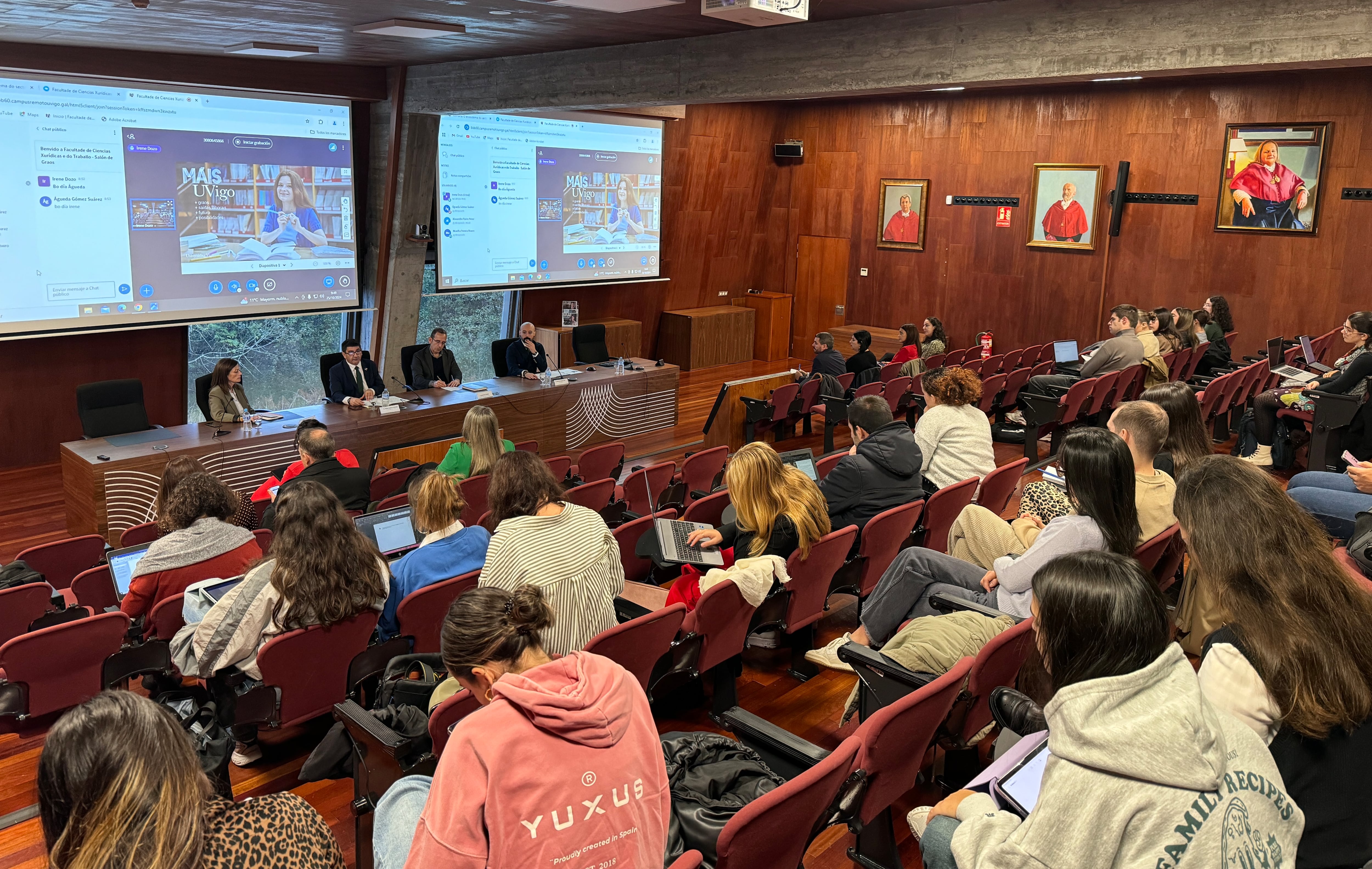 Jornada &#039;O ecosistema do sector de coidados na provincia de Pontevedra: realidade xurídico-laboral e sociolóxica&#039;, organizada por la Universidade de Vigo