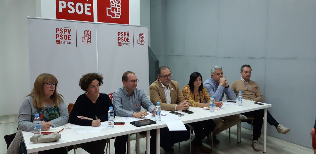 La ejecutiva provincial del PSOE en Castellón