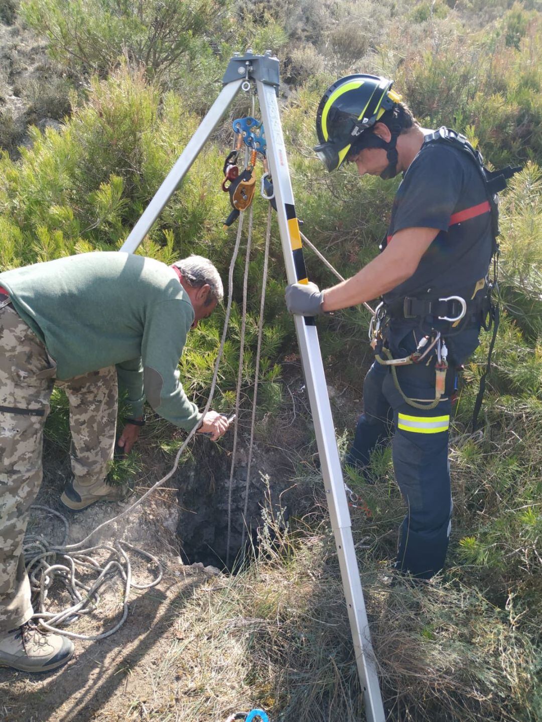 Tareas de rescate