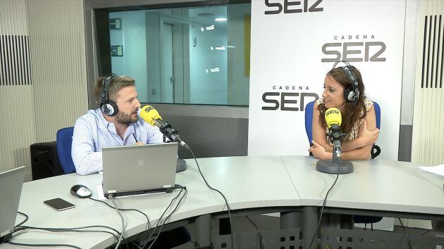 La vicesecretaria de Estudios y Programas del PP, Andrea Levy, entrevistada por Aimar Bretos en &#039;Hoy por Hoy&#039;.