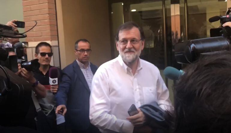 Mariano Rajoy en el Registro de la Propiedad