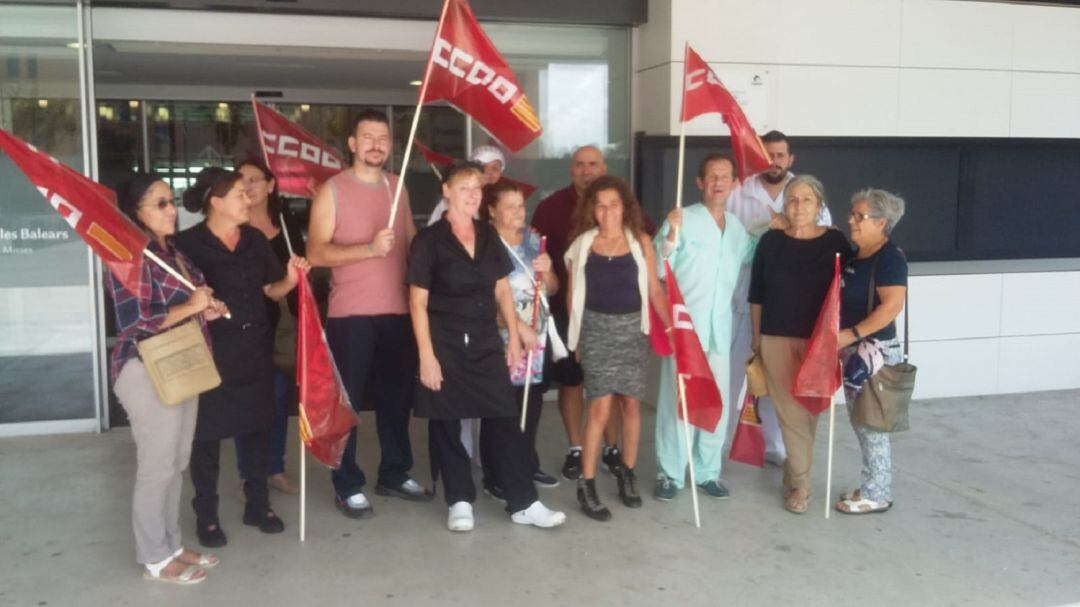 Imagen de archivo de una de las concentraciones de los trabajadores