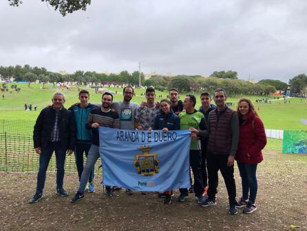 Celia Antón estuvo muy arropada en Lisboa
