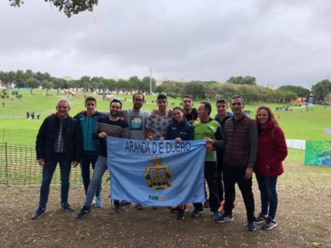Celia Antón estuvo muy arropada en Lisboa