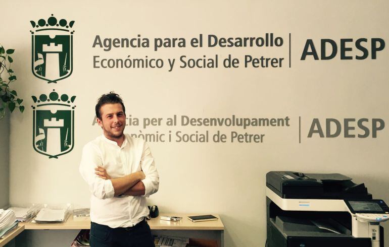 David Morcillo, edil de Desarrollo Económico del Ayuntamiento de Petrer