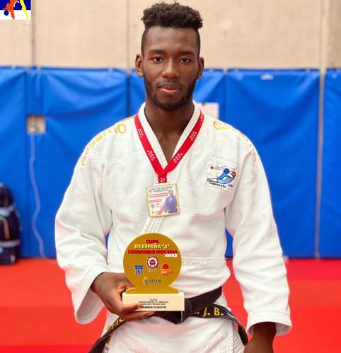 Moussa Macaolu en Getafe en la Copa de España Absoluta de judo