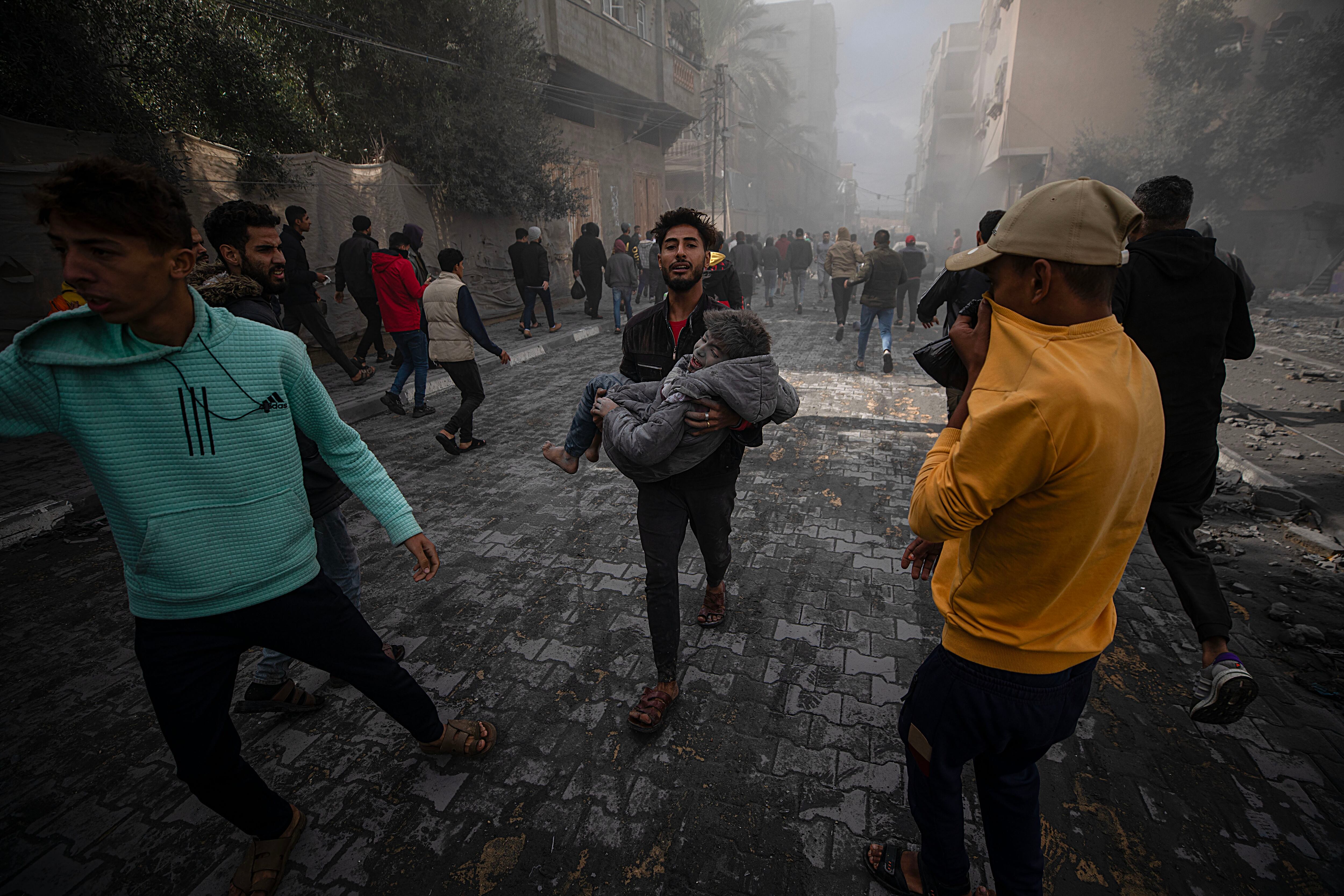 Ataques israelíes en la Franja de Gaza.