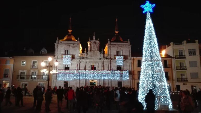 Luces de Navidad en Ponferrada