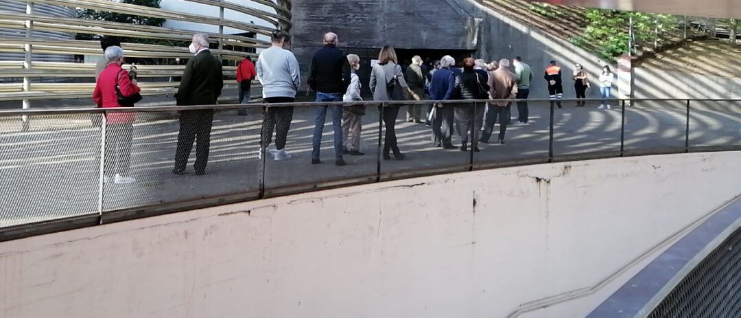 Vacunación masiva en el Palacio de Congresos de Badajoz