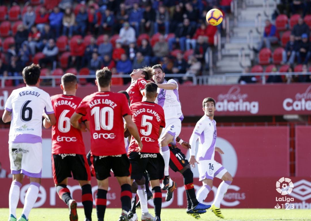 El Numancia no pudo con el Mallorca en Son Moix pese a que dominó el esférico durante el partido.