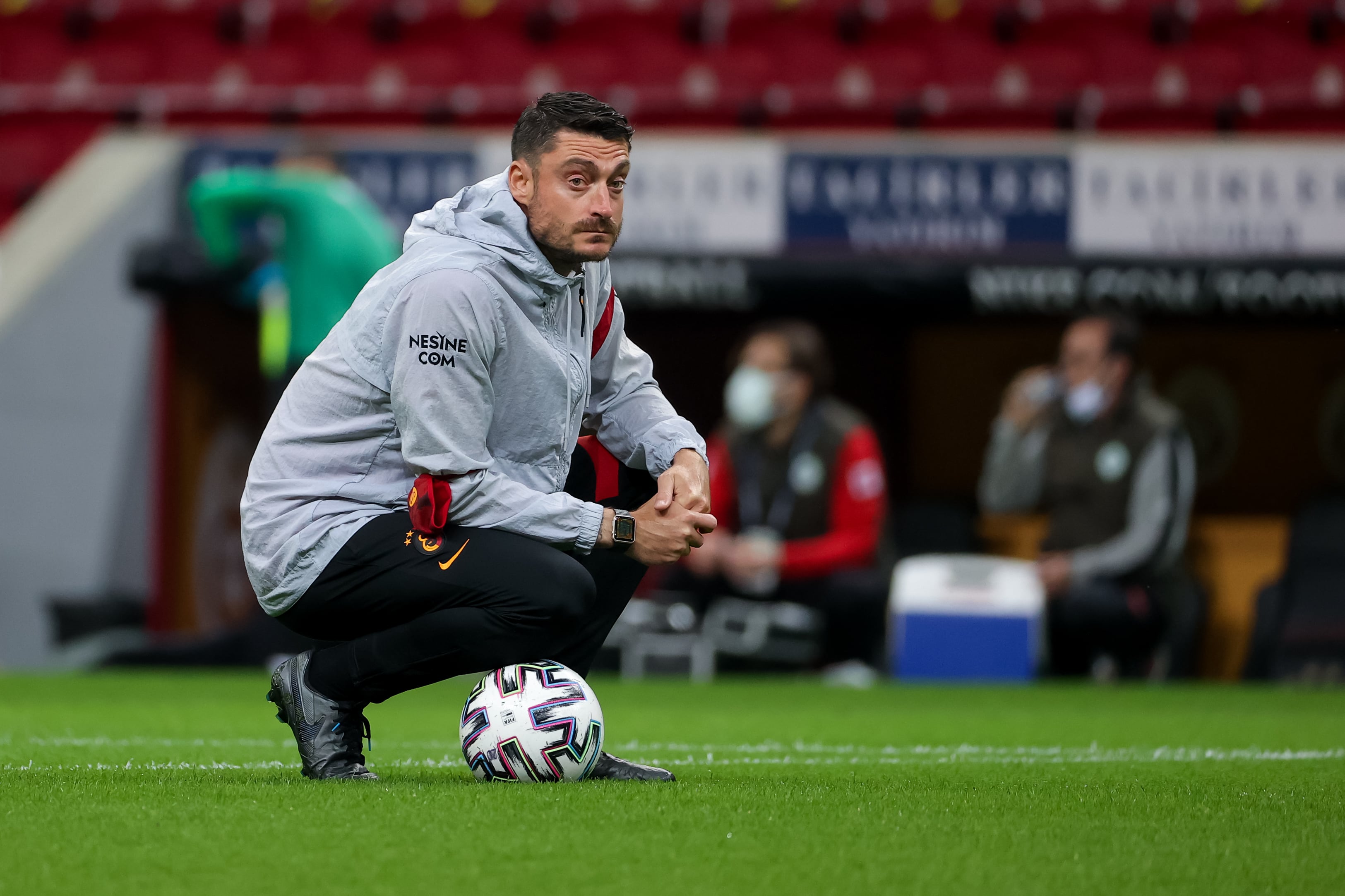 Albert Riera durante un partido del Galatasaray.