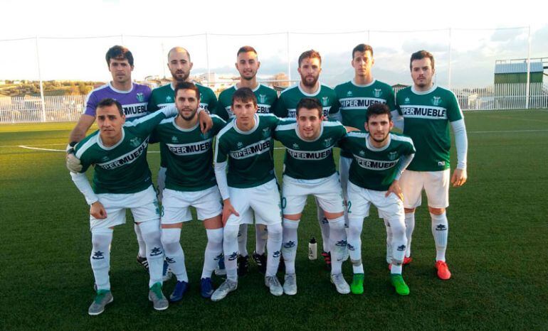 Once inicial del Úbeda Viva ante el Begíjar