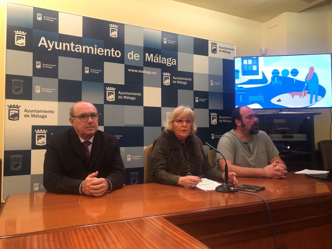 La concejala Teresa Porras en el ayuntamiento de Málaga