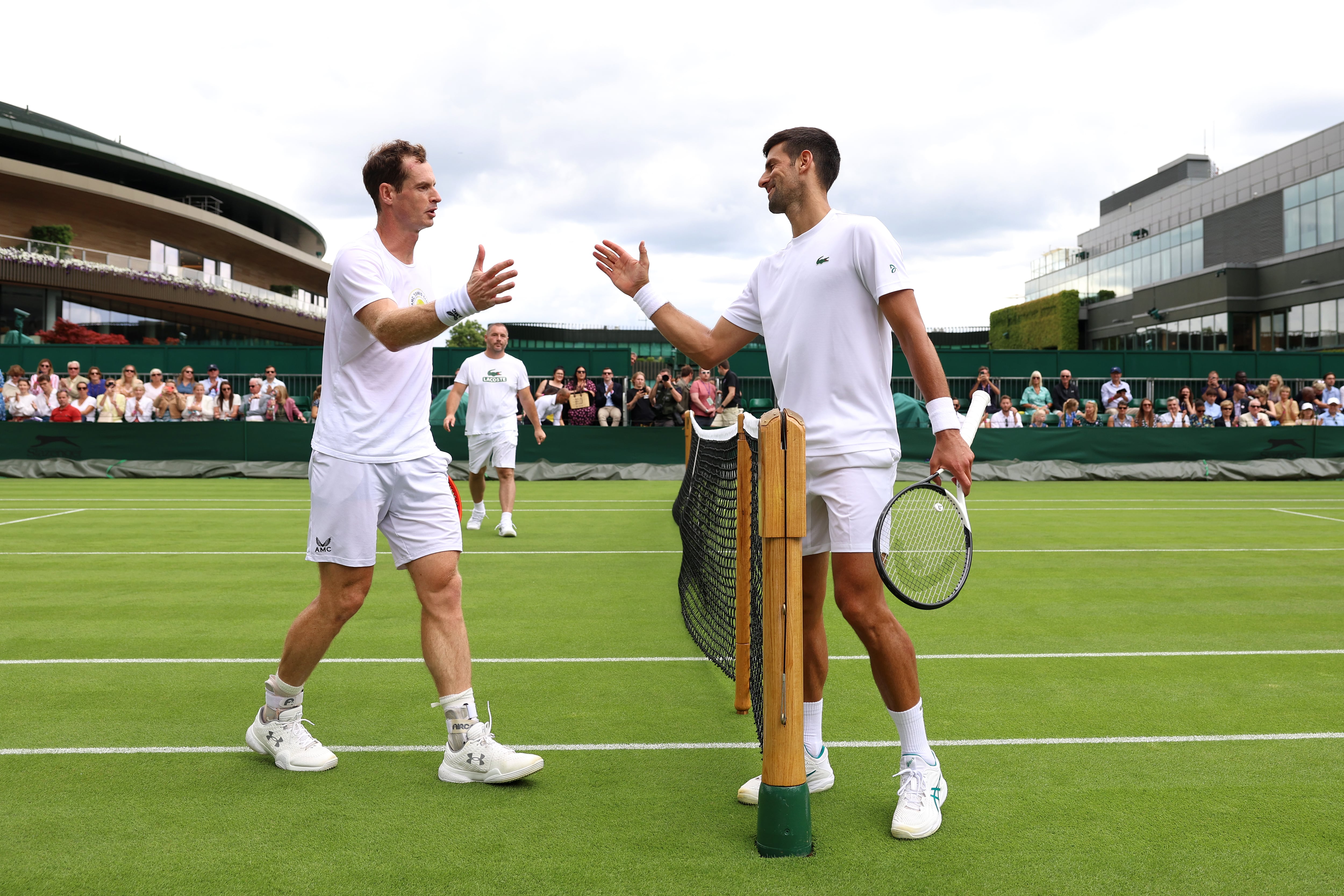 Murray y Djokovic.