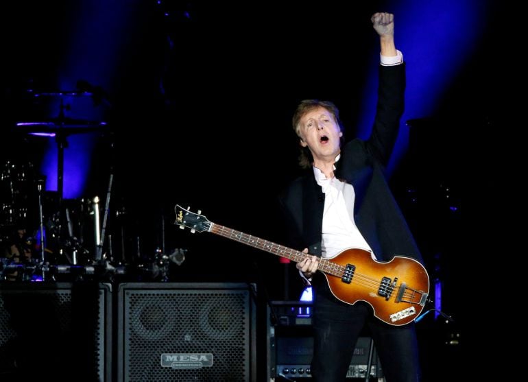 Paul McCartney durante su actuación en el festival Desert Trip en Indio, California, el pasado mes e octubre