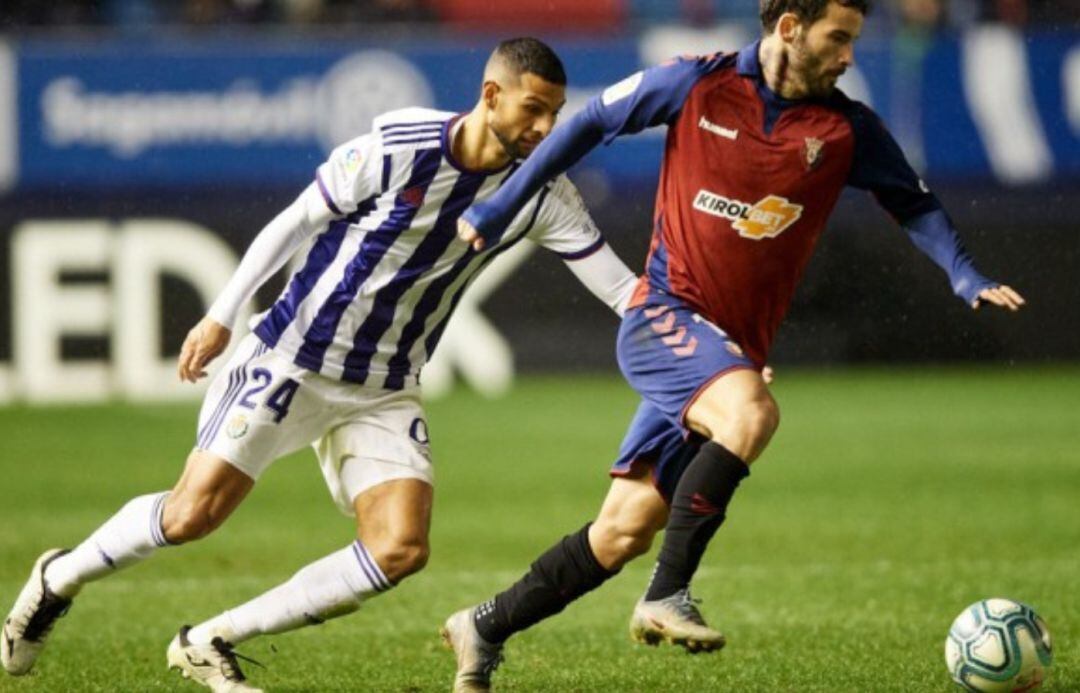 Imagen del Osasuna 0-Valladolid 0 del año pasado