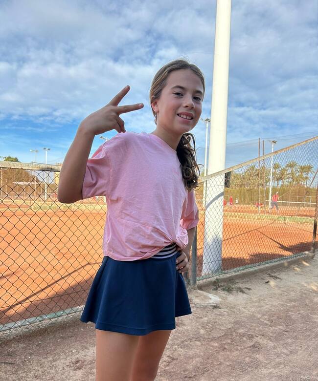 Alejandra Gras, tenista del Club de Campo de Elda