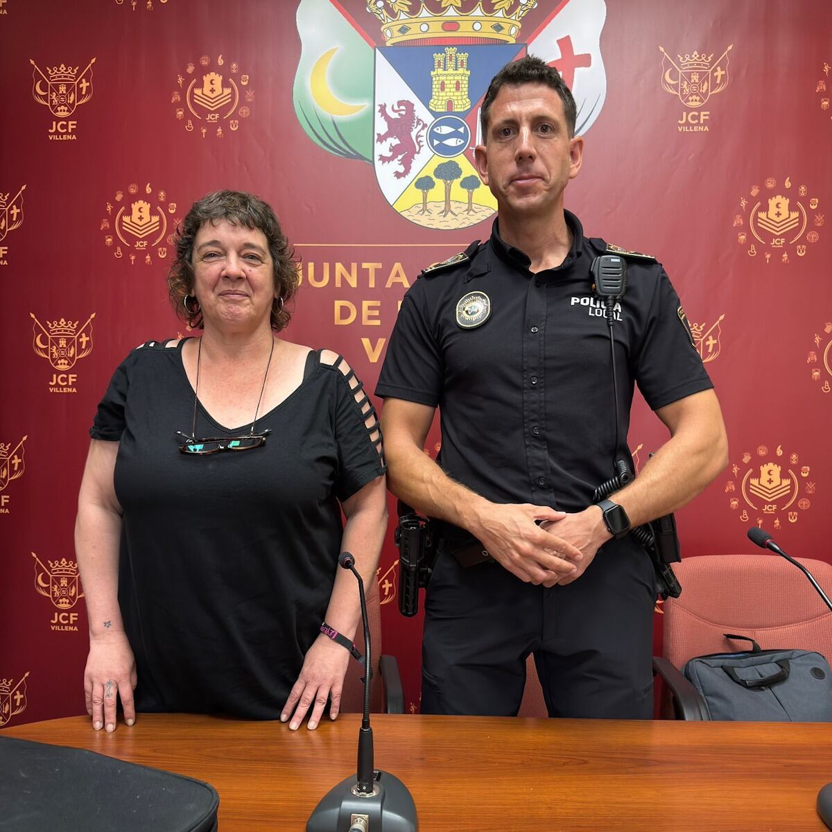 Momento de la jornada informativa