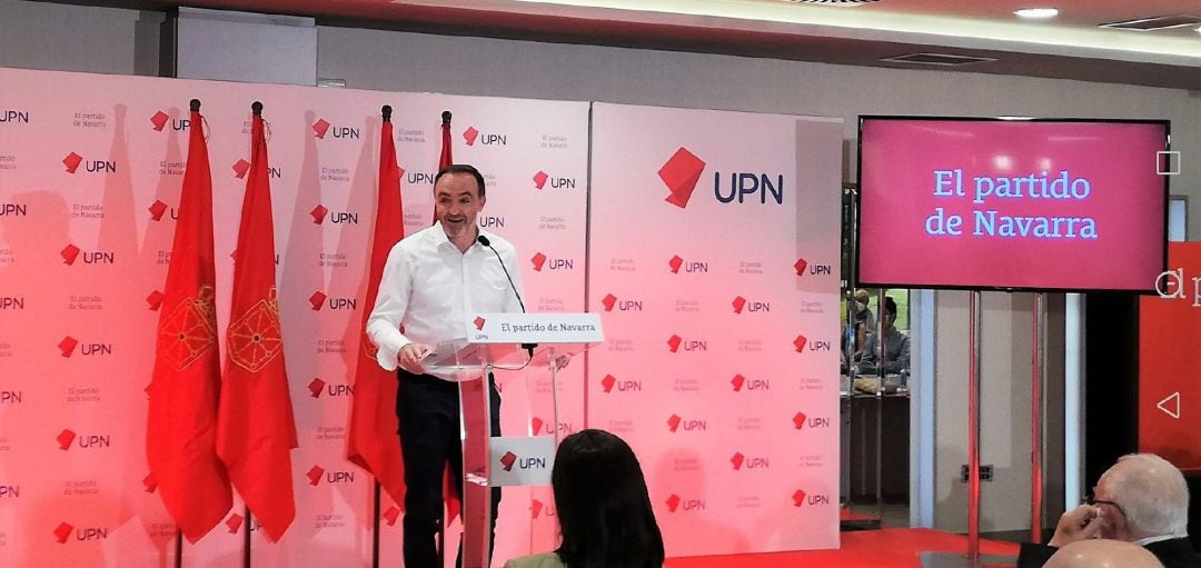 Javier Esparza habla a los afiliados de UPN