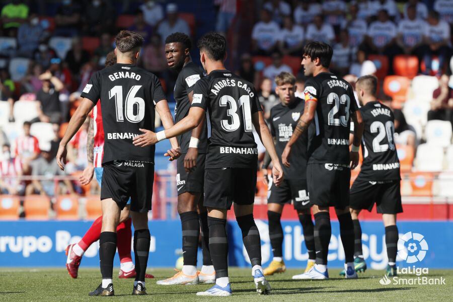 El Málaga disputó el último partido de la temporada ante el Lugo en el Anxo Carro