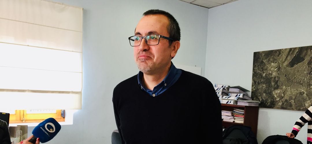 Manuel Bonilla en el Ayuntamiento de Jaén. Foto de archivo.