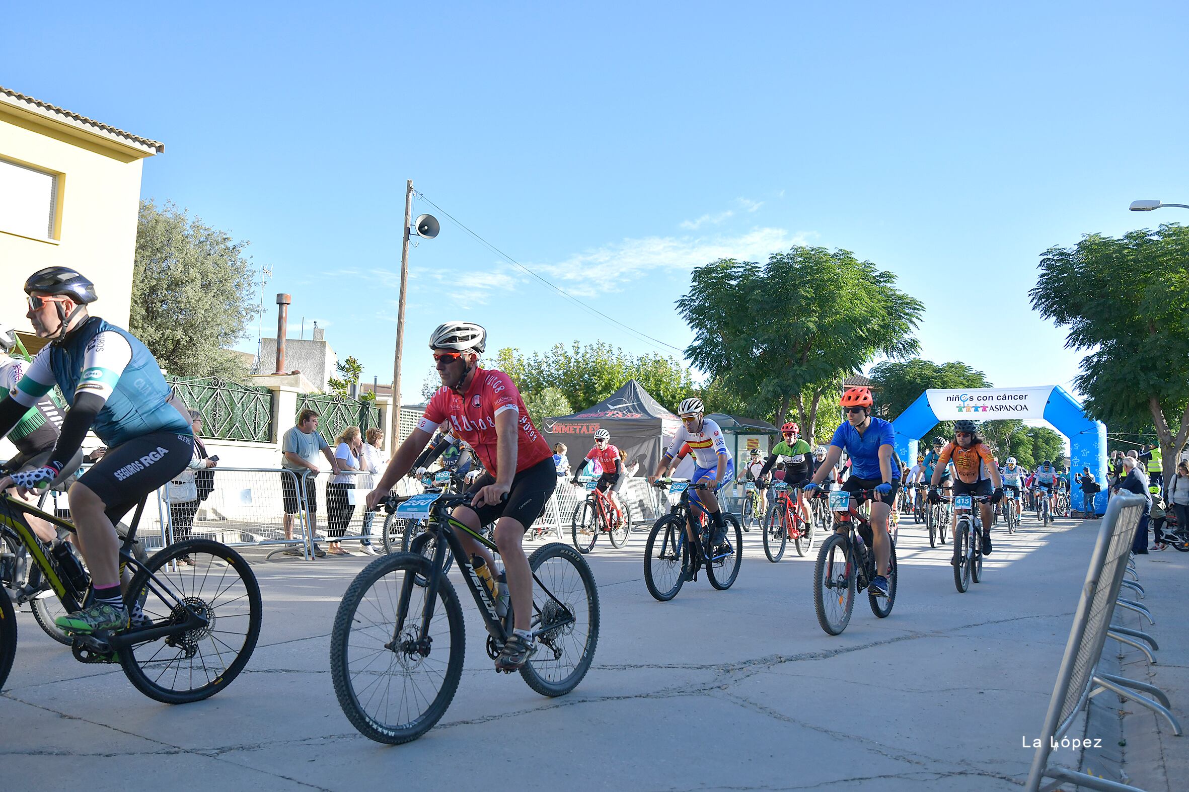 La BTT de Aspanoa volvía a ser un éxito de participación