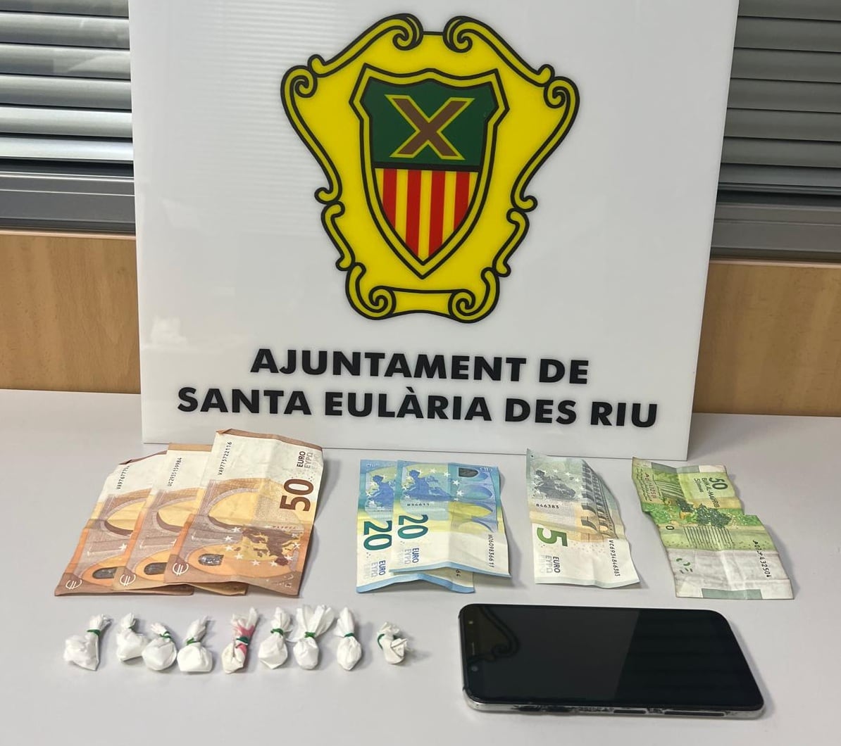 Imagen del material intervenido