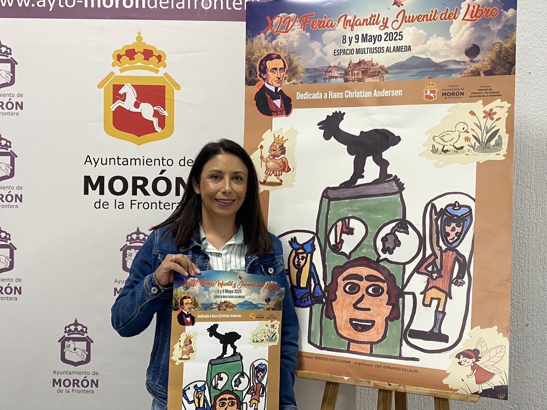 Lorena López, delegada de Educación de Morón.