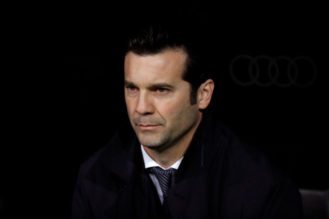 Solari durante el último encuentro ante el Alavés