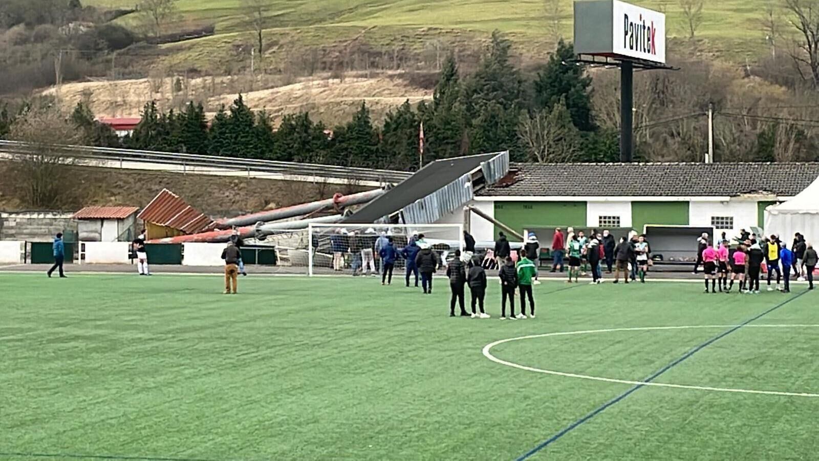 Estadio &#039;El Sotón&#039; tras los incidentes