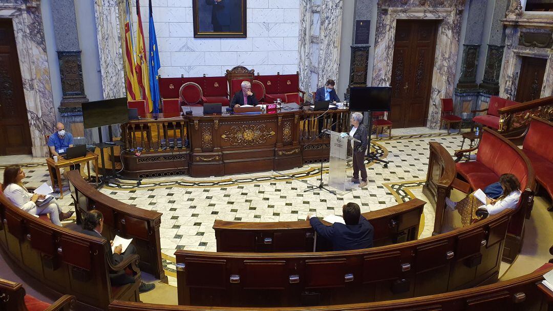 Tercera sesión de trabajo de la Comisión para la Reconstrucción de València en la que participaron expertos para exponer sus puntos de vista